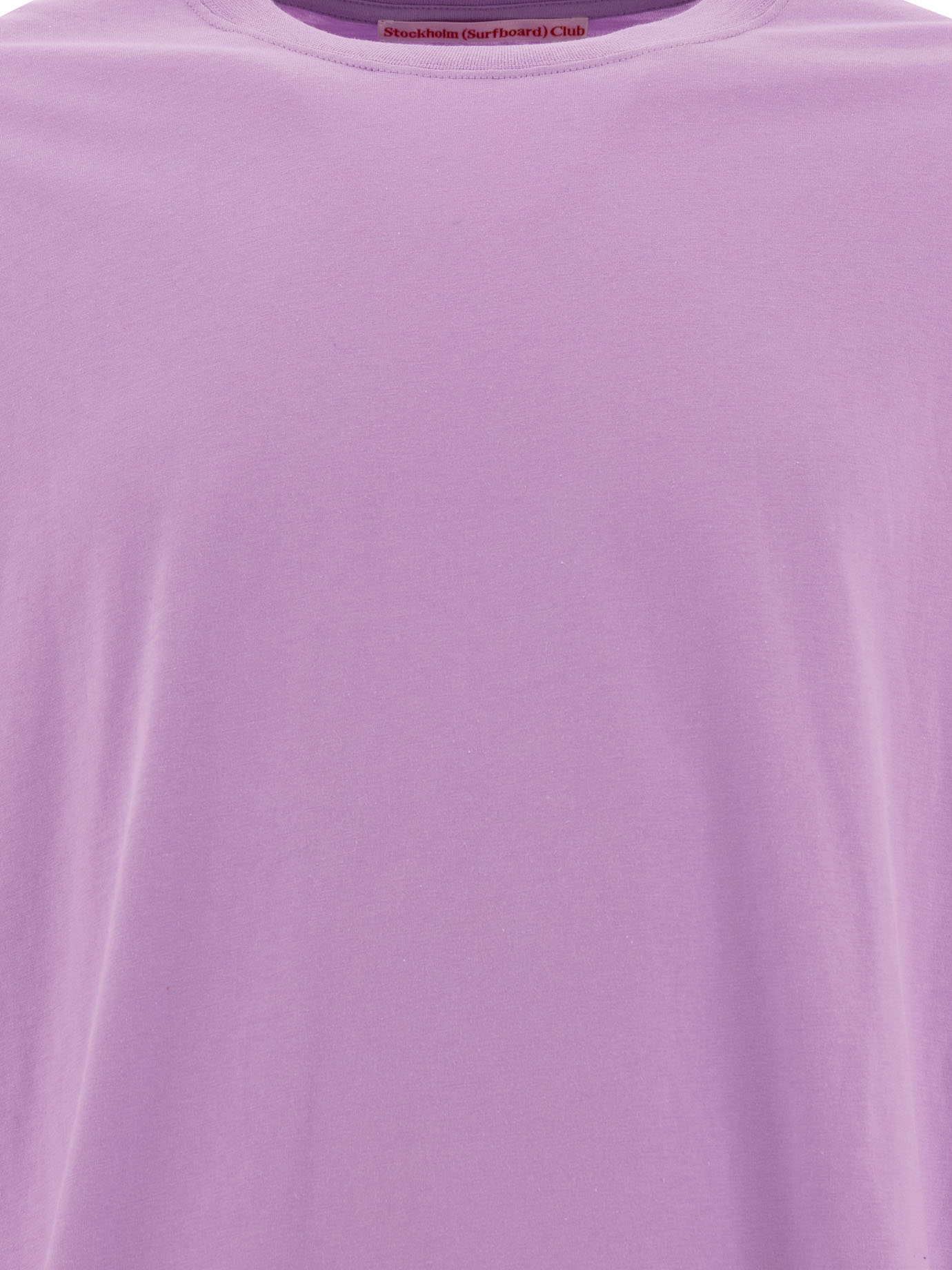 STOCKHOLM SURFBOARD CLUB Purple Arch Logo t-shirt